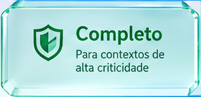 Ilustração do modo de aplicação Completo (alta criticidade).